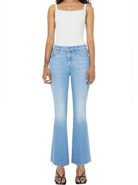 MOTHER The Lil Weekender Fray Satisfy Your Cravings Size 26 NWT 27” Inseam